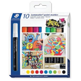 Staetler lumo Color Paint marker 10 cols