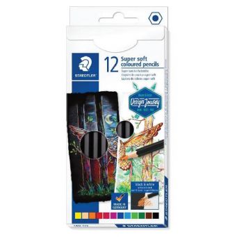 Staedtler 12 super soft coloured pencils