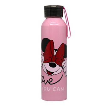 Teenage Minnie Mouse Aluminum Water Bottle