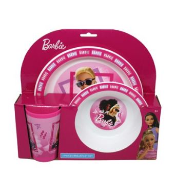 Barbie 3Pcs Kids Mico Set with CUP