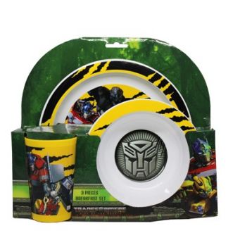 Transformers 3Pcs Kids Mico Set with CUP