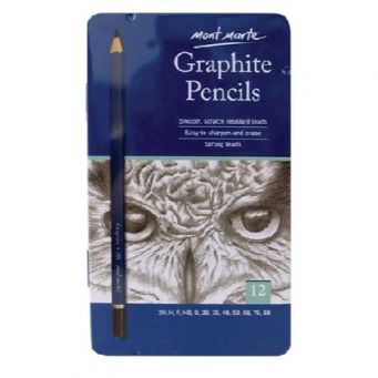 Mont Marte Graphite Pencil 12Pcs