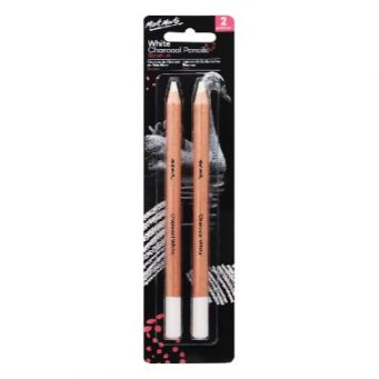 Mont Marte White Charcol Pencil 2Pcs