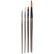 Mont Marte Ash Color Brush Set Gallery Acrylic 4Pcs