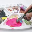 Mont Marte Brush Set W/Easel Wallet 17Pcs