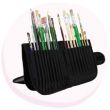 Mont Marte Brush Wallet W/Zipper 22 Slot