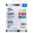 Mont Marte Gel Crayon Metalic Twistable 6Clr