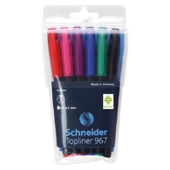 Schneider Fine Liner Topliner 967 0.4 -1 Set