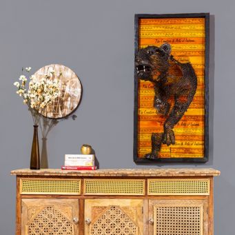 Resilient Leopard Statement Piece
