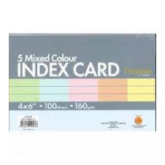 Campap Ruled Card Color 160G 100Sht