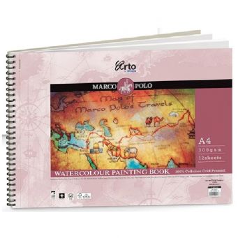 Arto Spiral Water Color Pad 300G 12Sht-1