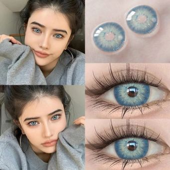 Blue colored contact lenses UAE