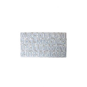 LETTERS NUMBERS RESIN MOLD