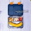 Eazy Kids 5 & 4 Convertible Bento Lunch Box wt Sandwich Cutter Set