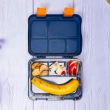 Eazy Kids 5 & 4 Convertible Bento Lunch Box wt Sandwich Cutter Set