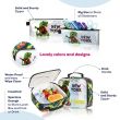  17" Set of 3 Trolley School Bag Lunch Bag & Pencil Case New