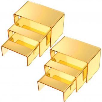 Gold Acrylic Display Risers 