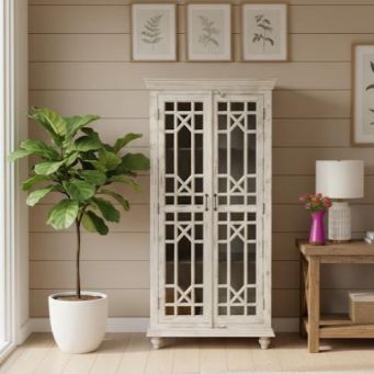 Natural Solid Wood Bookshelf