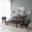 Wooden Sofa Set with Coffee Table