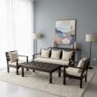 Wooden Sofa Set with Coffee Table