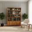 Natural Hardwood Bookshelf 