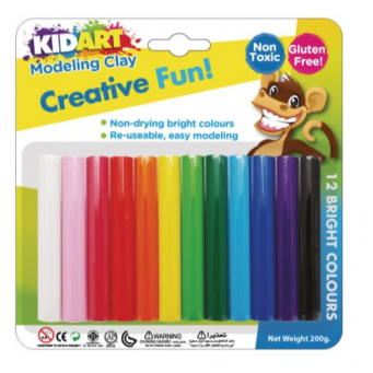 Kid Art Modeling clay 12 colours