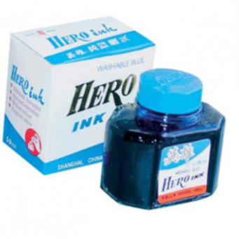 Blue Hero Ink 50ml for Fountain Pen (Washable)