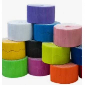 Multi Colours Corrugated Border Roll 2pcs x 7.5m