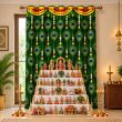 Golu Backdrop Peacock Feather