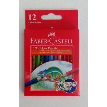 Faber-Castell 12 Pieces Short Classic Color Pencils