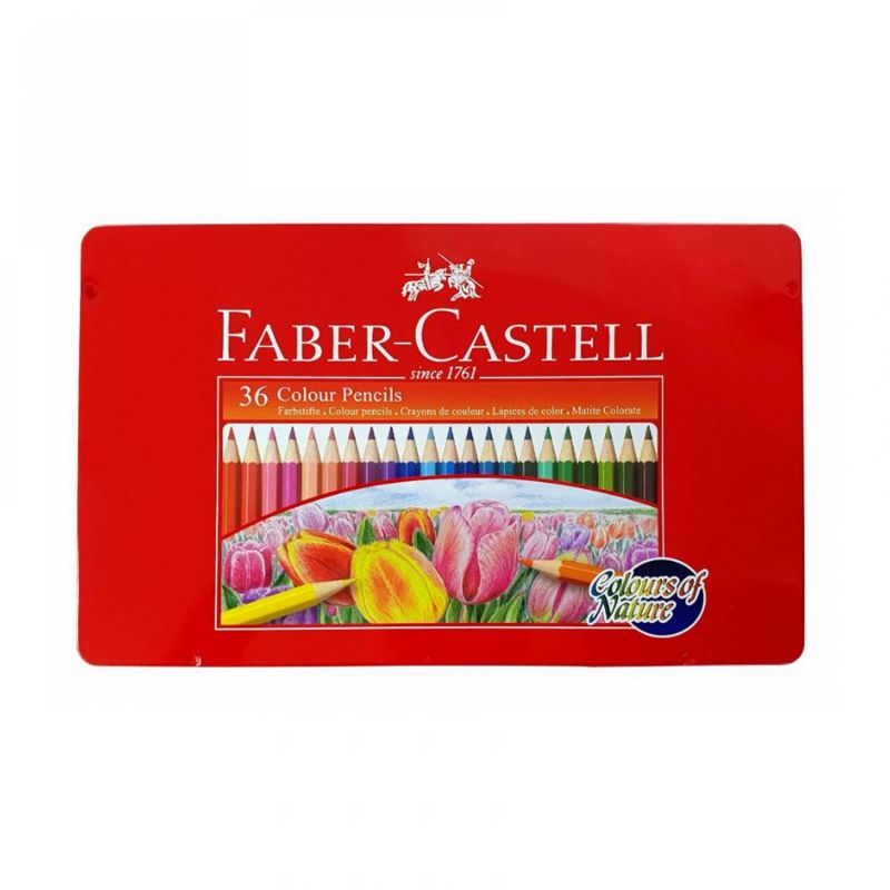 Faber-Castell 36 Pc Color Pencil Metal Case