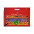 Faber-Castell 24 Color Jumbo Round Wax Crayons Multicolo