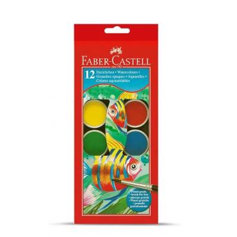 Faber-Castell Watercolor Paint Set With Brush