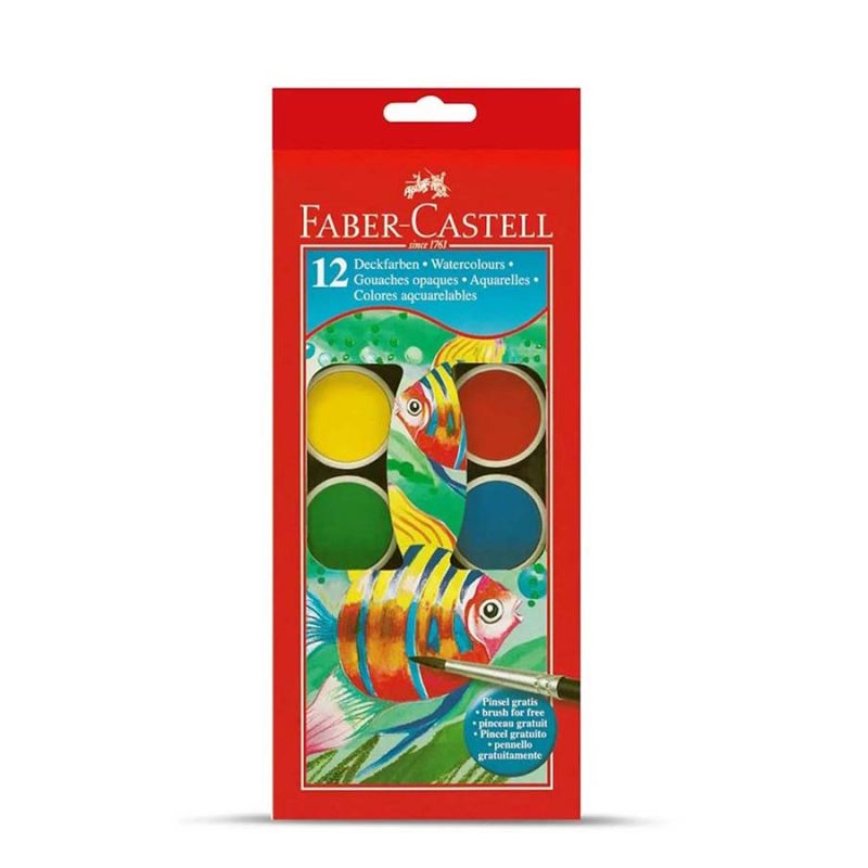 Faber-Castell Watercolor Paint Set With Brush