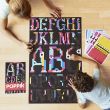 Sticker Poster - Alphabet