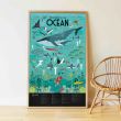 Sticker Poster Discovery - Oceans