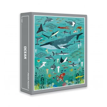 Poppik X Cloudberries - Ocean 500-Piece Jigsaw Puzzle