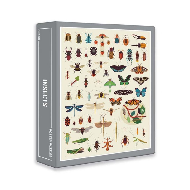 Trillen Clam tegel Poppik x Cloudberries - Insects 500-piece jigsaw puzzle | online jigsaw |  sandhai.ae
