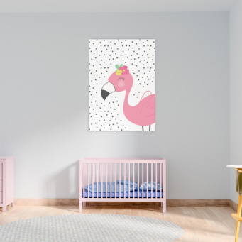 Pink Flamingo Wall Art Print