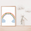 Rainbow Smile Wall Art Print