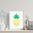  Sleepy Pineapple Wall Art Print