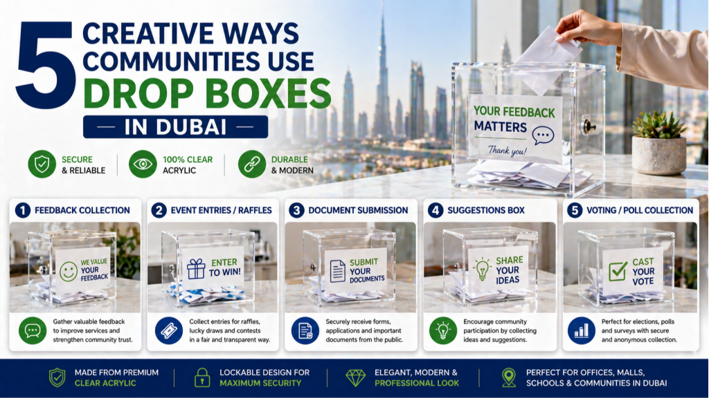 5 Creative Ways Communities Use Drop Boxes in Dubai