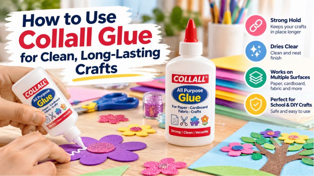 വൃത്തിയുള്ളതും ദീർഘകാലം നിലനിൽക്കുന്നതുമായ കരകൗശല വസ്തുക്കൾക്ക് കൊളാൽ പശ എങ്ങനെ ഉപയോഗിക്കാം