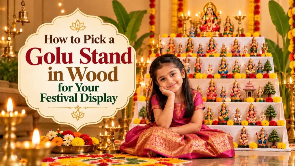 നിങ്ങളുടെ ഉത്സവ പ്രദർശനത്തിനായി മരത്തിൽ ഒരു ഗോലു സ്റ്റാൻഡ് എങ്ങനെ തിരഞ്ഞെടുക്കാം