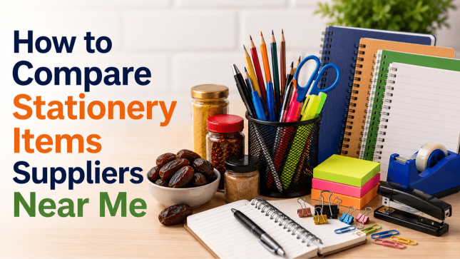 எனக்கு அருகிலுள்ள எழுதுபொருள் சப்ளையர்களை எவ்வாறு ஒப்பிடுவது