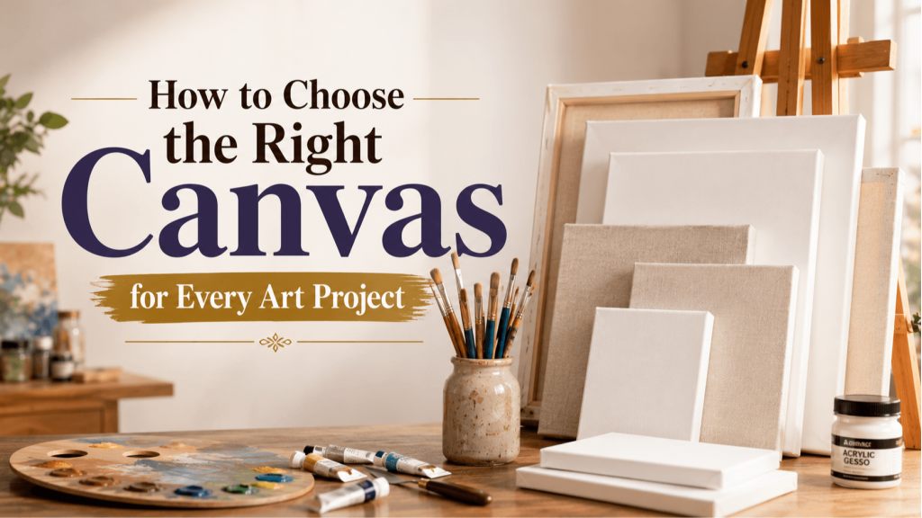 How to Choose the Right Canvas for Every Art Project