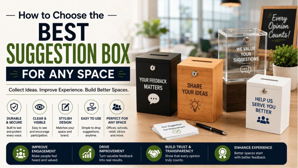 How to Choose the Best Suggestion Box for Any Space